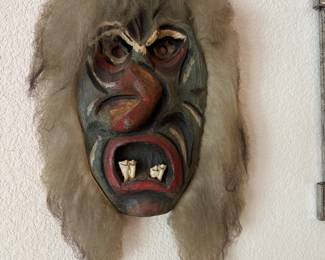 Swiss Carnival Mask - scarce, Tschäggättä tradition