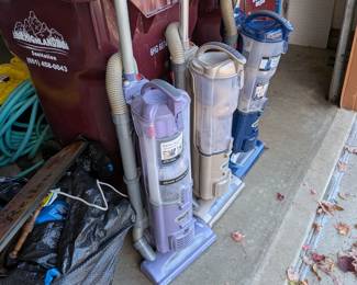 3 vacuum cleaners (one for each level in the home)
