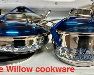 Blue Willow cookware