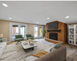 VIRTUALLY STAGED DEN