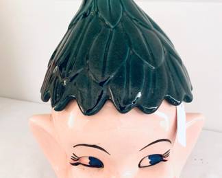 VINTAGE ELF COOKIE JAR