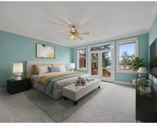 VIRTUALLY STAGED PRIMARY BEDROOM