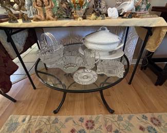 More crystal and majolica and angels