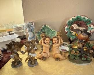 Angel candleholders