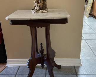Eastlake table with marble top