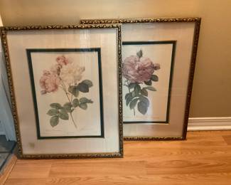 Gold framed beautiful roses