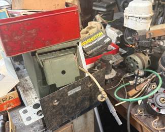 Vintage Ammo Box & Assorted Tools