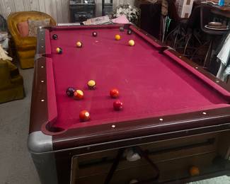 Vintage Valley Pool Table