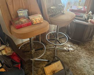 Vintage Bar Height Stools