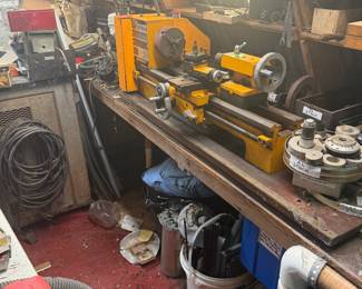 Vintage German Lathe & Assorted Tools