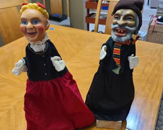Antique puppets