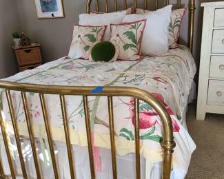 Antique Bohl solid brass bed