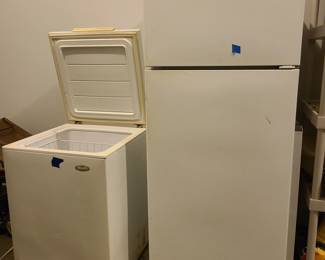 Refrigerator, small freezer
