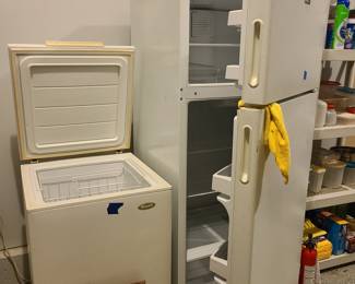 Refrigerator and small freezer
