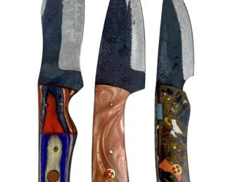 3pc Custom Steel Knives