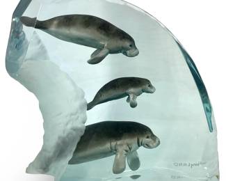 LE Lucite Wyland âManatee Tribe" 319/750