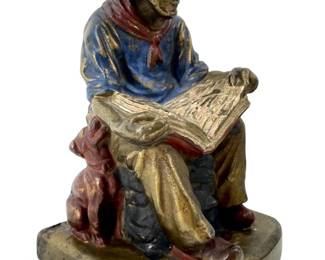 1920âs Bronze Darby & Joan Armor Co Sculpture