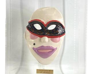 George Marlowe âMasquerade #1â Ceramic Mask