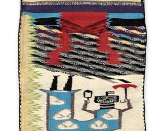 Southwestern Geometric Hand Woven Tapestry