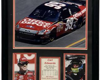 Carl Edwards 2007 Nascar Champion Memorabilia