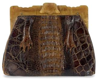 Alligator Leather Clutch Purse