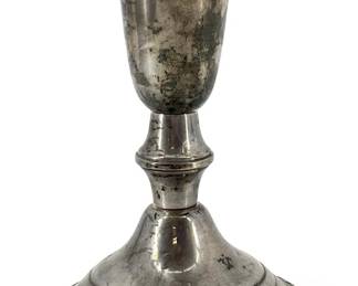 Vintage Crown Sterling Weighted Candleholder