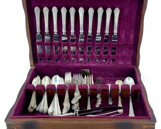 Large 1847 Rogerâs Bros Sterling Flatware
