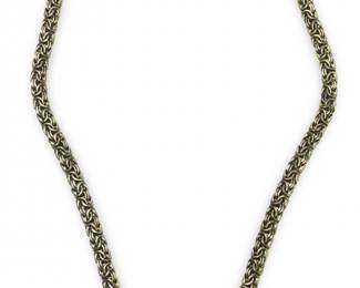 Sterling Silver Byzantine Link Chain
