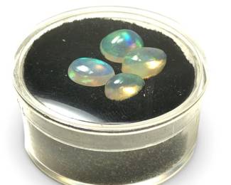 (4) Phenomenal Loose Ethiopian Opal Gemstones