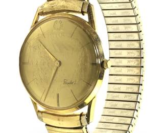 Titus President Solvil Geneve 6051 Gold Tone