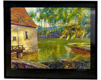 Signed Anton Sipos âSummertime" Serigraph