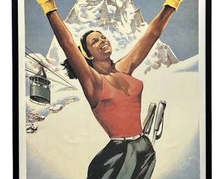 Musati âCervina-Breuil-Valle DâAcosta" Poster