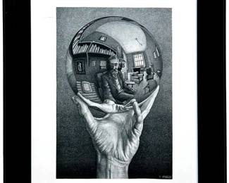 M.C. Escher âHand With Reflection" Print