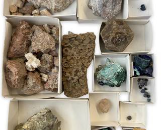 Large Rock and Crystal Mineral Collection
