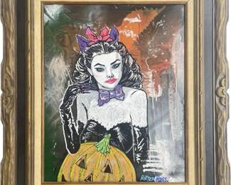 âAll Hallows Eve" Signed Rotten Russ Mixed media