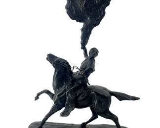 Bronze âBuffalo Signal" by Frederic Remington