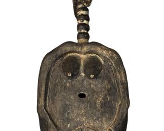 Large Vintage Hand Carved African Toma Mask