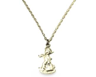 Goebel Hummel Sterling Silver Pendant Necklace