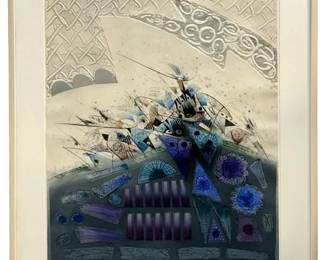 AP Signed Georges Dussau Imprint Lithograph