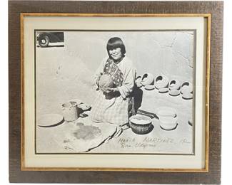 Maria Martinez 1932 Pottery Photo by Hazel Hyde