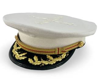 USMC Military Marine Corps Officer Cap