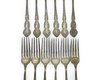 12pc Vintage Sterling Silver Fork Collection