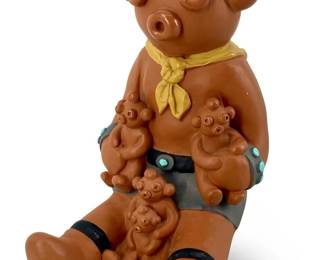 1987 Signed Teissedre Terracotta Story Teller