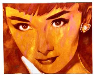 Signed Stephen Fishwick âAudrey Too" Giclee