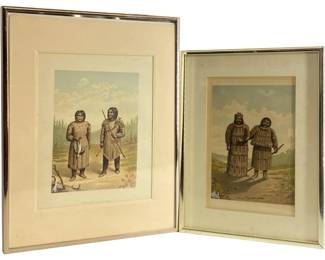 Pair (2) of 1884 Census of United States Natives