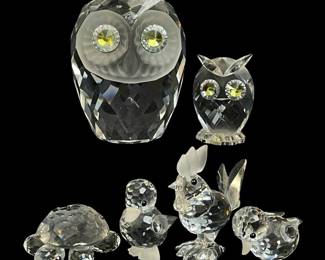 Swarovski Silver Crystal Animal Figure Collection