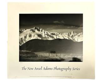 Ansel Adams Black & White Photography Poster