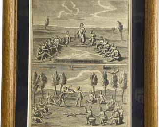 Creite & Fiteau 1731 Etching Print