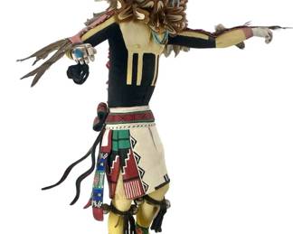 Large Signed Sidney Hopi Eagle Kachina