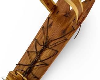 Vintage Native American Wooden Cradleboard